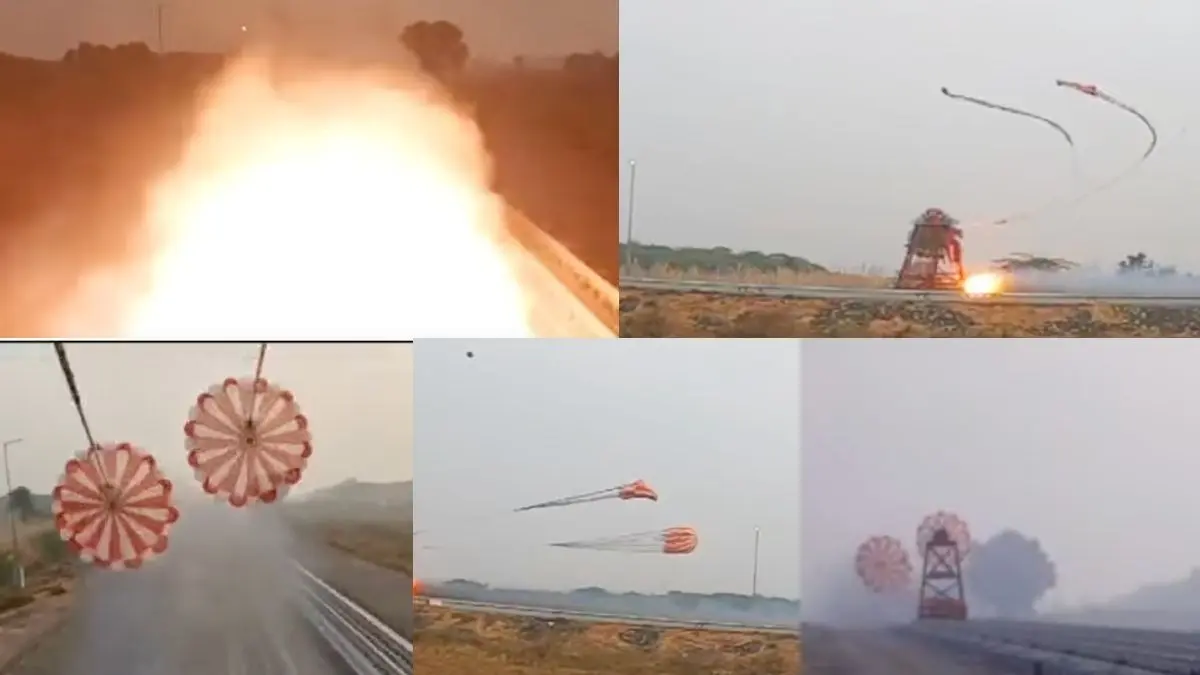 WATCH | Major Boost for Gaganyaan Mission As ISRO Clears Key Parachute Tests