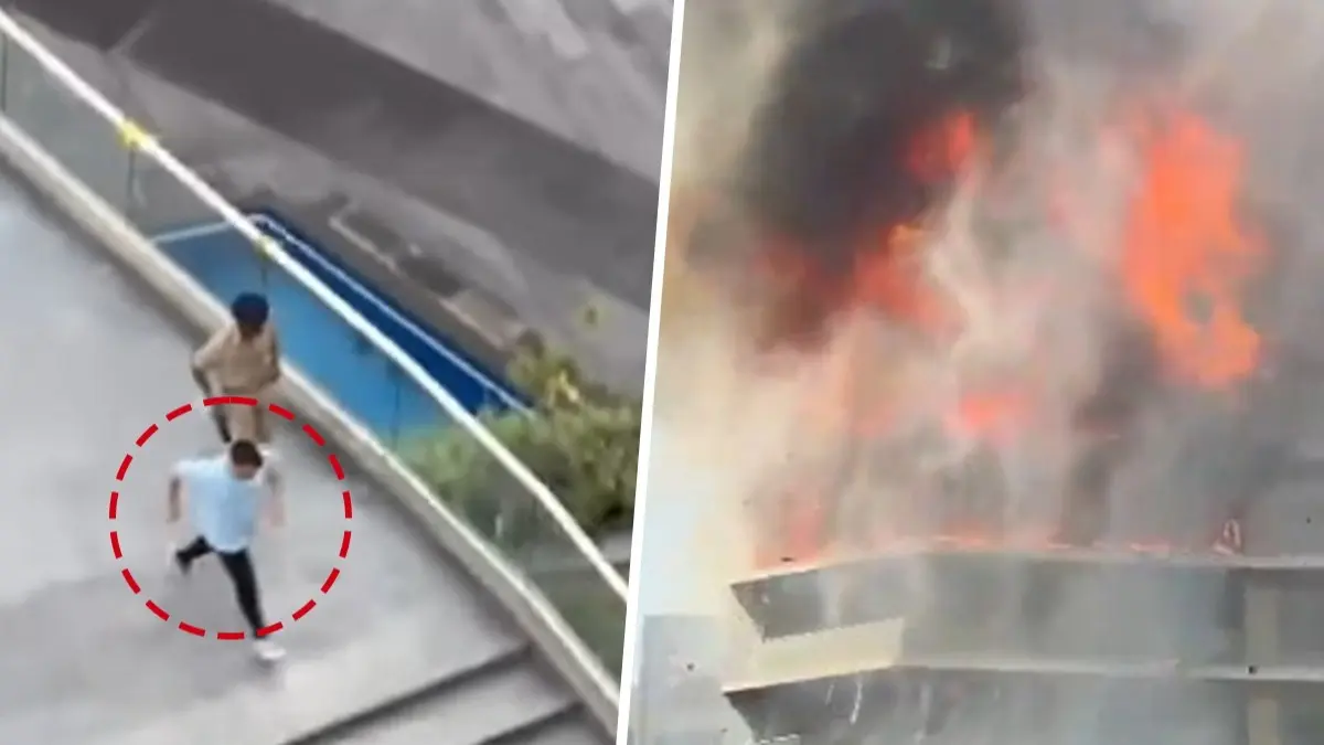 WATCH: MoS Harsh Sanghavi Rushes to Rescue as Fire Engulfs Surat ...
