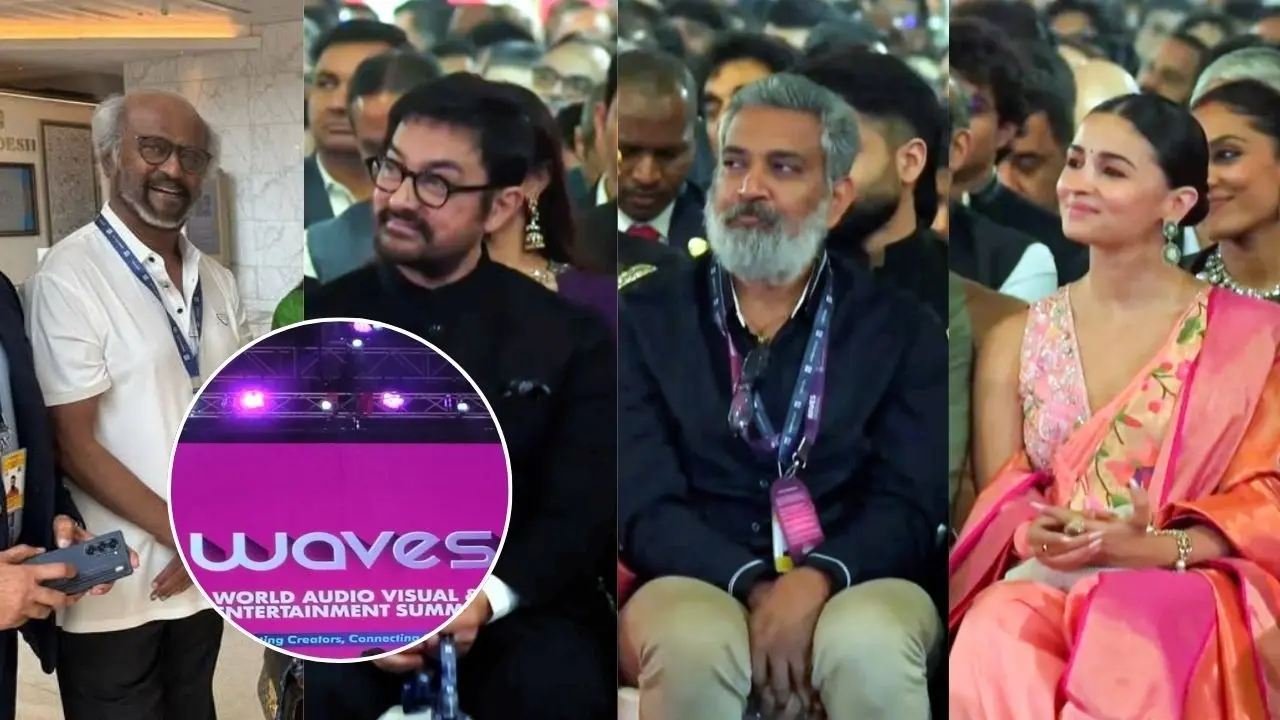 Wave Summit In Pics: Chiranjeevi, Rajinikanth, Aamir Khan, Alia Bhatt, Ranbir Kapoor, Saif Ali Khan Gather Under One Roof