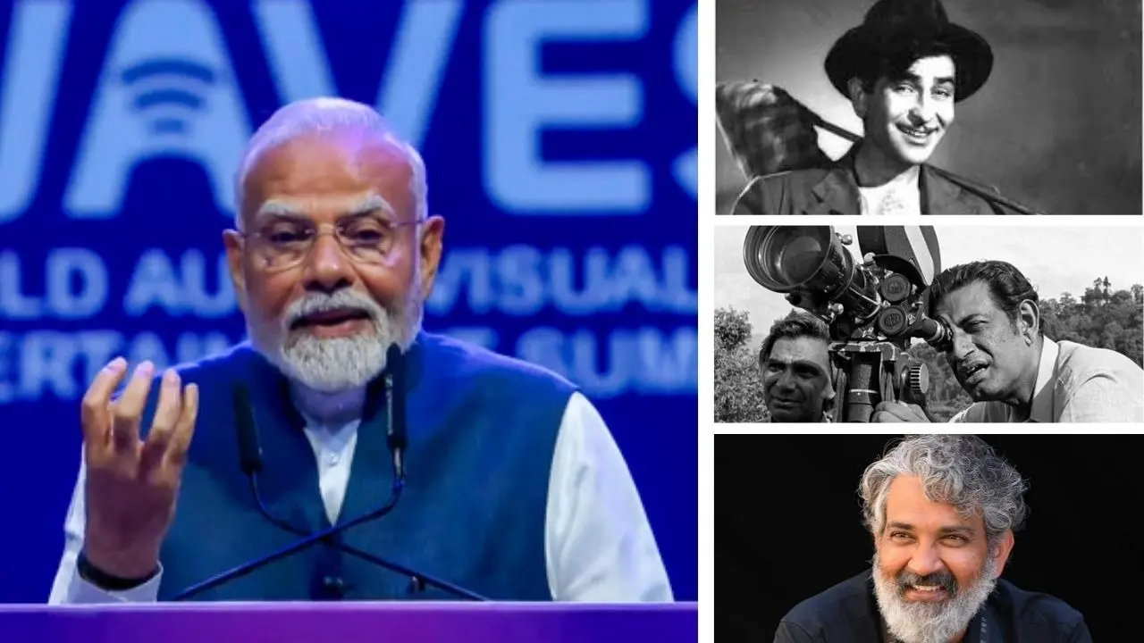 WAVES 2025: PM Modi Hails Stalwarts Of Indian Cinema In Keynote Speech