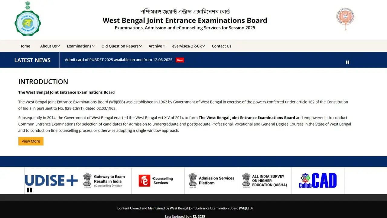 WBJEE Result 2025: Rank Cards to Be Out Soon