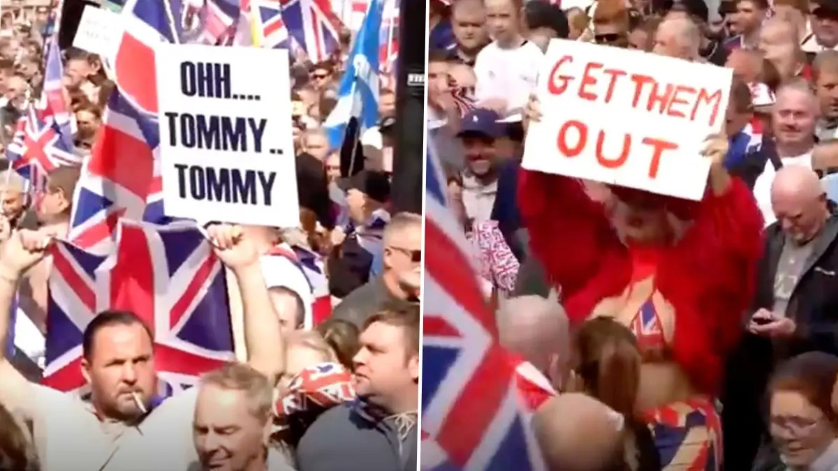 ‘We Believe in Tommy’: Supporters Pack London for UK’s Biggest Right-Wing Protest ‘We Believe in Tommy’: 100,000 Join London Anti-Immigration Rally