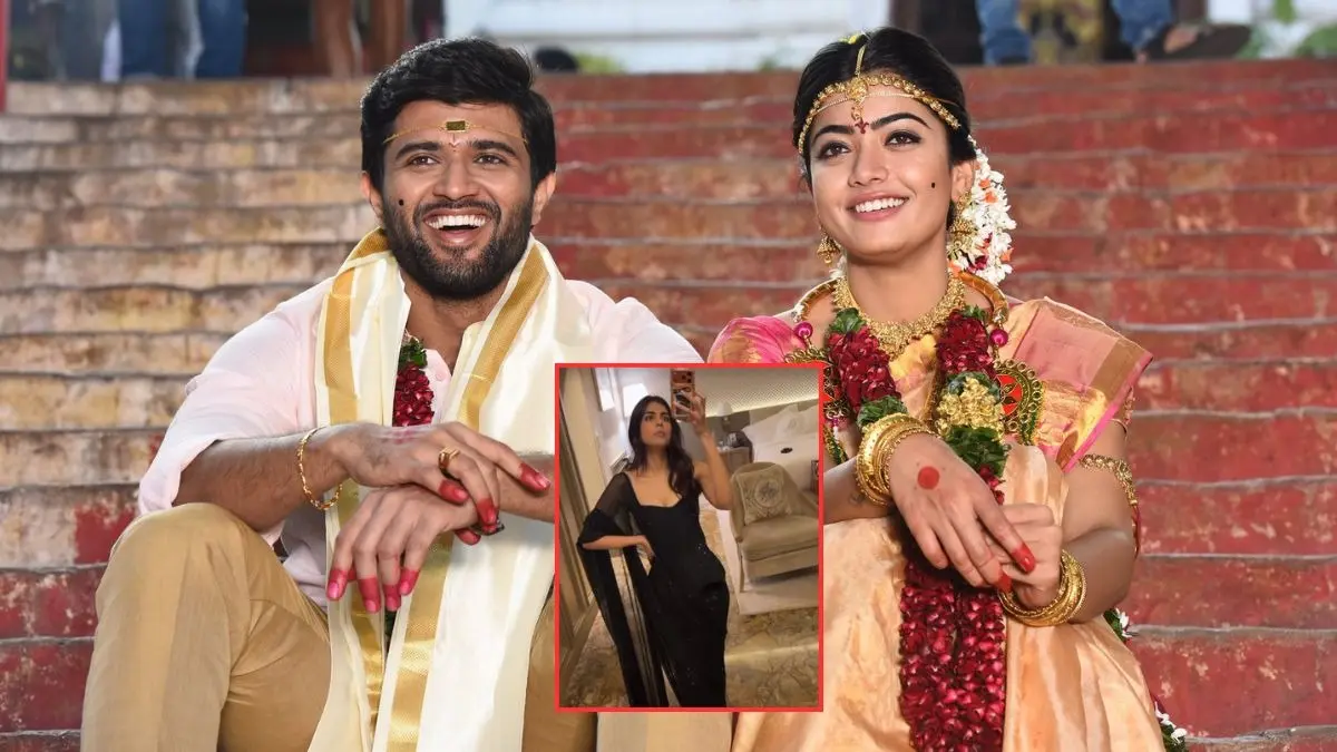 Wedding Of Virosh: Kalyani Priyadarshan Calls Rashmika Mandanna-Vijay Deverakonda's Love Story Her 'Favourite', Shares Photos From Haldi Ceremony Wedding Of Virosh