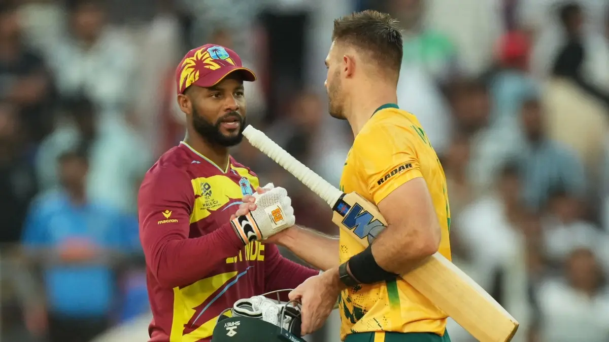 Shai Hope Calls For More Resilience After Crushing Defeat To South Africa In T20 World Cup: 'Everything Is Not Going To Come Easy' West Indies captain Shai Hope congratulates Aiden Markram