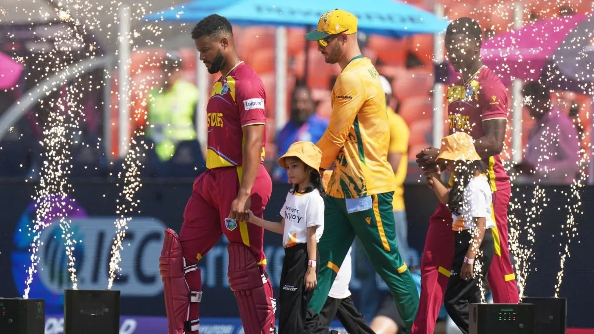 Highlights | WI vs SA, Super 8, T20 WC: Proteas Men Seal Comprehensive Nine-Wicket Victory West Indies' captain Shai Hope, left, and South Africa's captain Aiden Markram