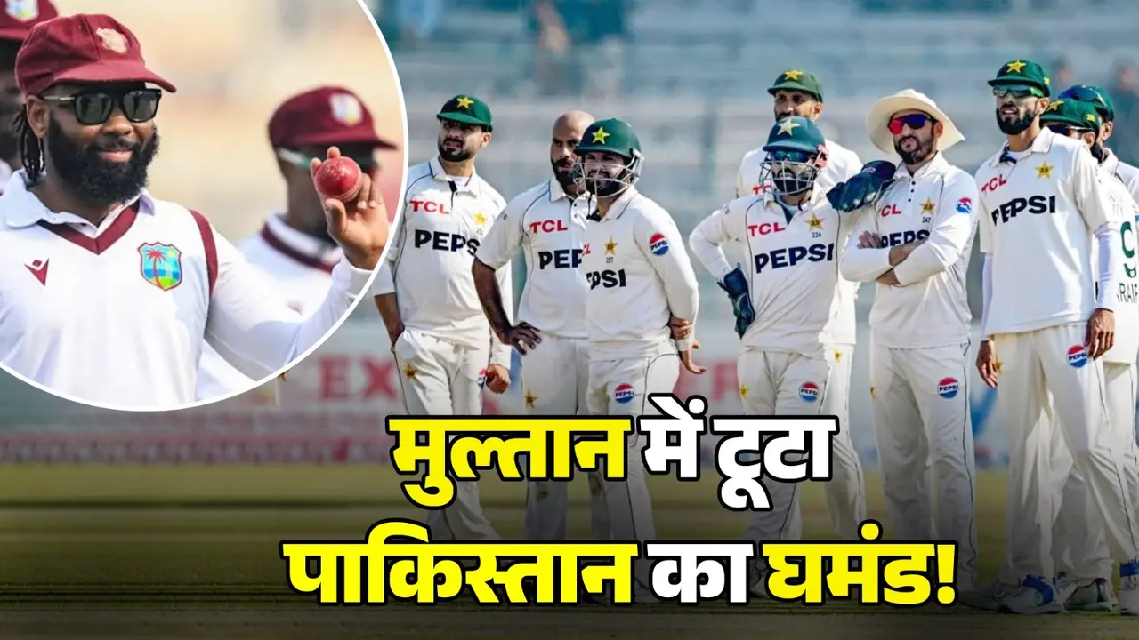west indies historic win against pakistan Jomel Warrican shines