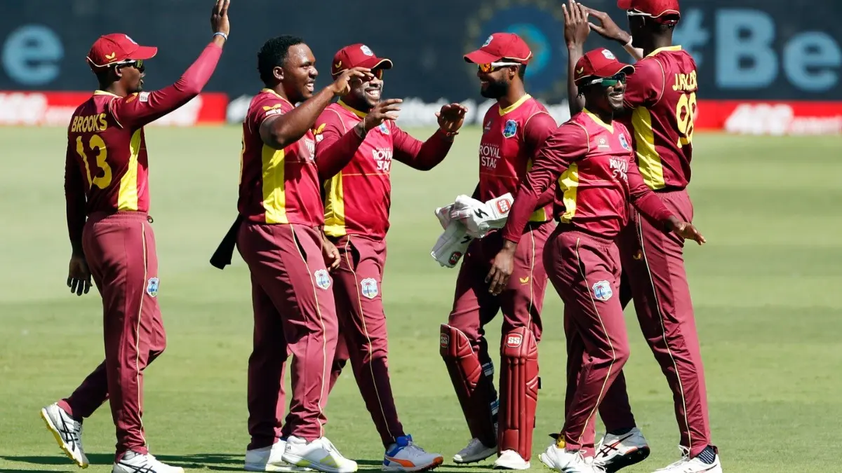 WI vs NZ: West Indies Name Squad For New Zealand Series As Campbell Earns ODI Recall After 6 Years West Indies players celebrating after taking a wicket against India in 2022