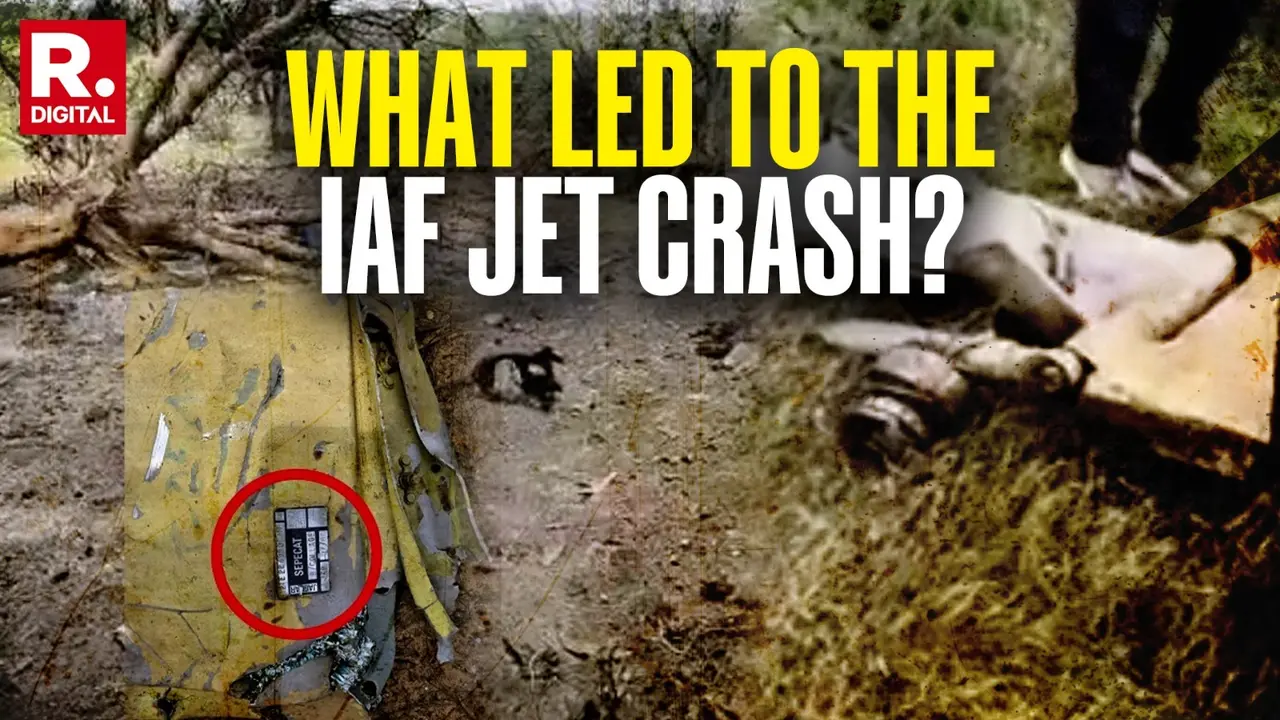What led to the IAF Jet crash In Rajasthan's Charu ?
