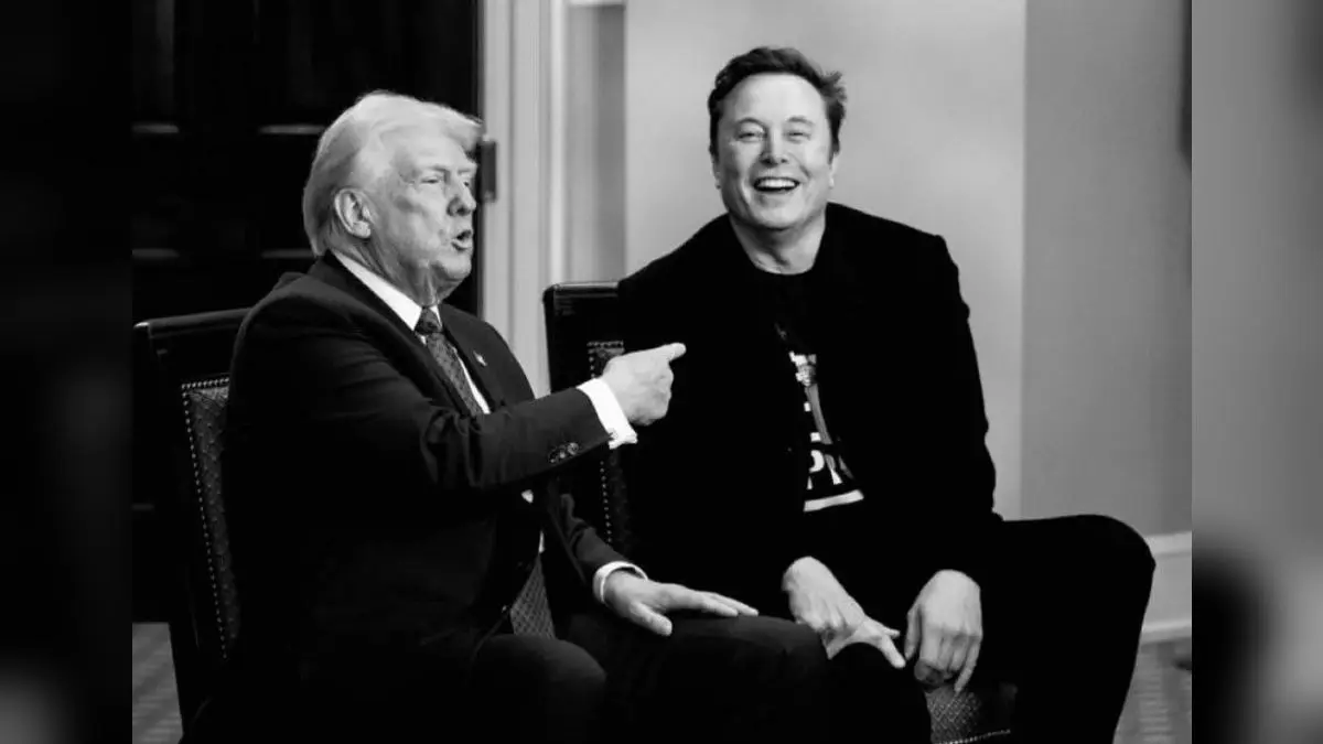 What was Elon Musk's last message to Donald Trump as he exists DOGE?