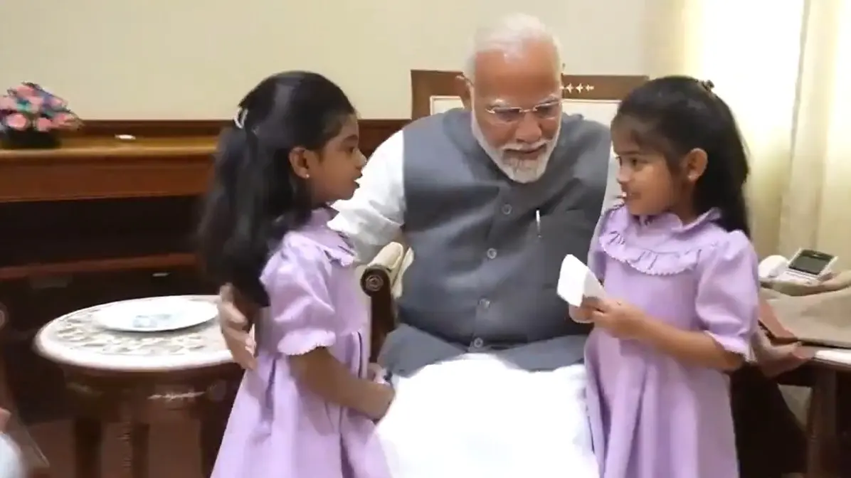 Bandaru Dattatreya's granddaughters won PM Modi's heart