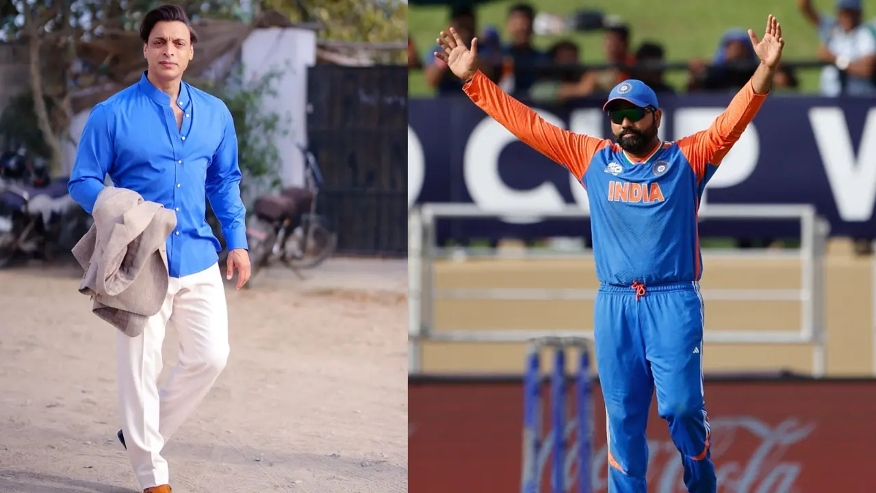 Shoaib Akhtar and Rohit Sharma