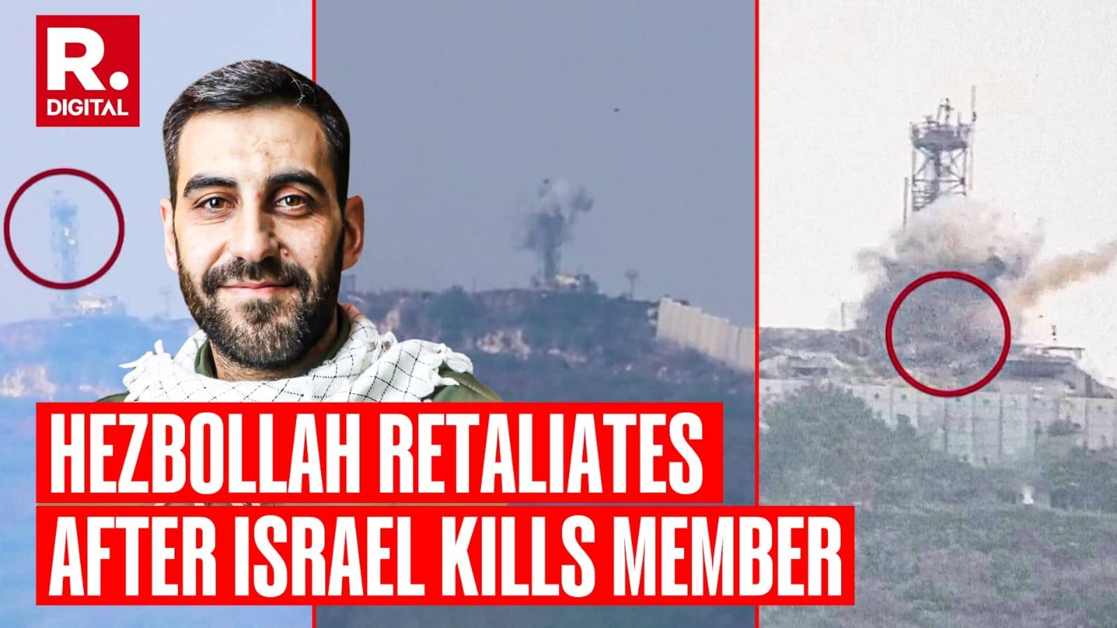 Hezbollah Claims Of Launching Multiple Attacks on Israeli Targets Amid Gaza Tensions