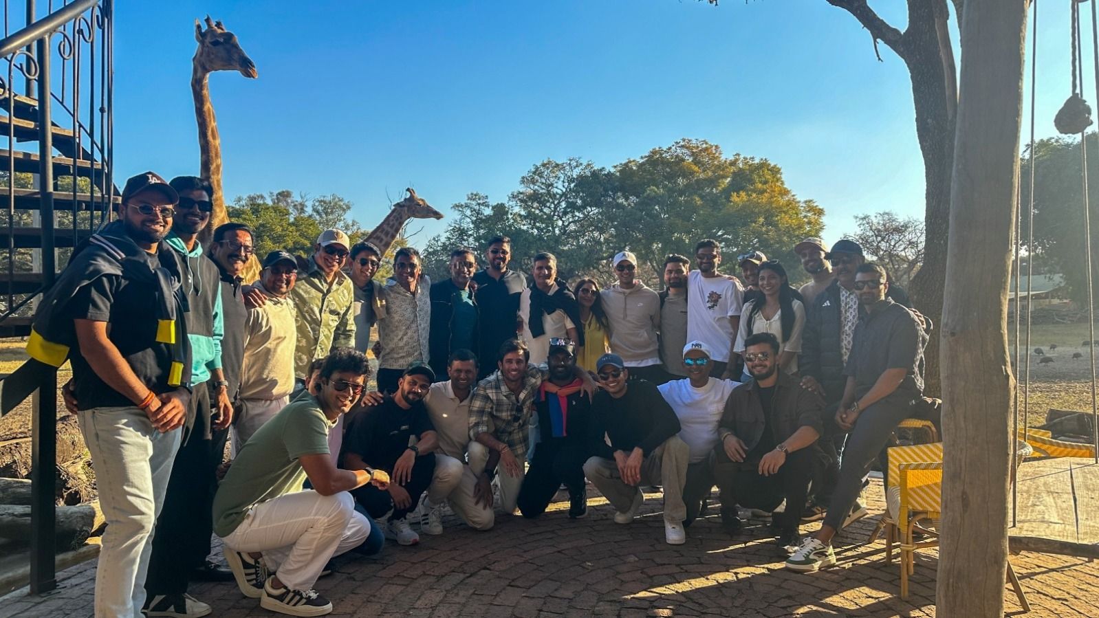 Indian Cricket Team Enjoyed Wild Life Tour at Harare