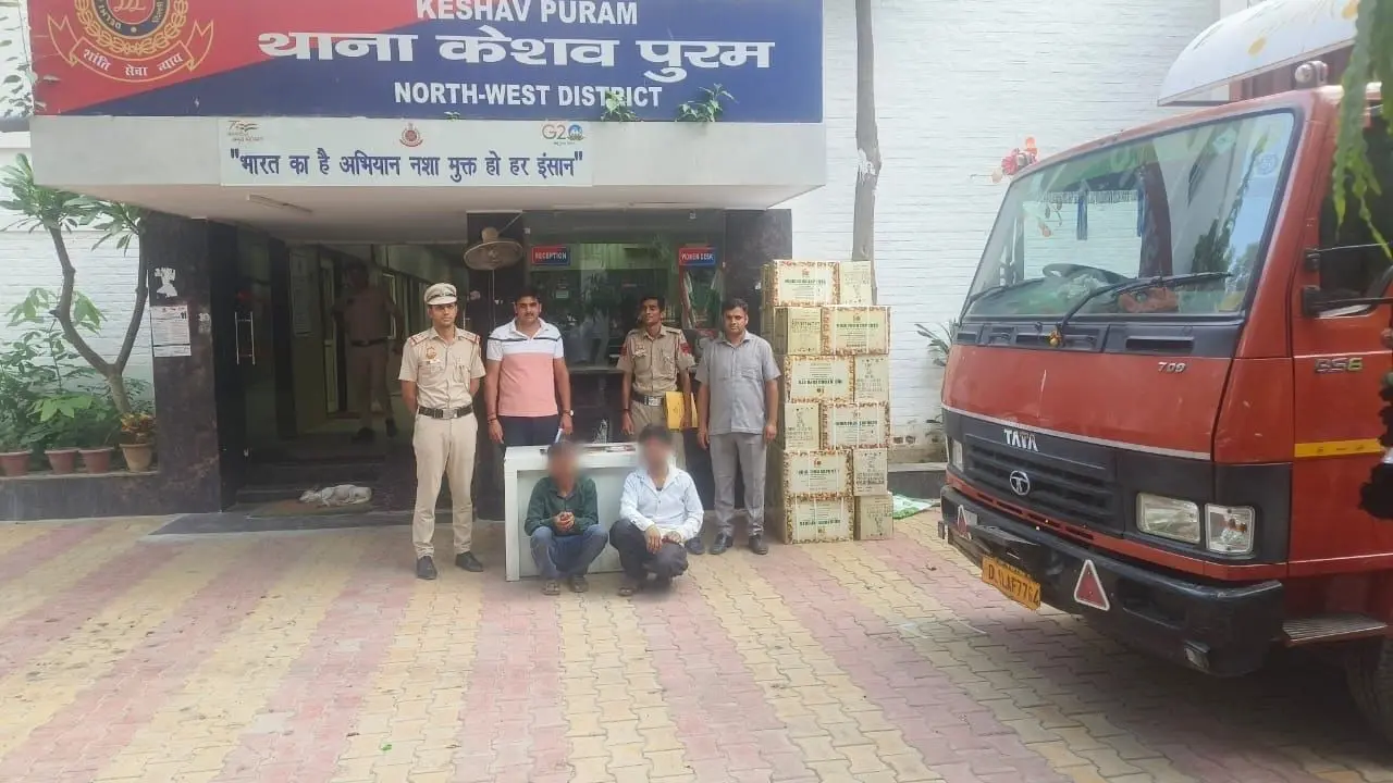 Delhi: Truck driver and helper arrested for stealing cashew worth Rs 48 lakh.