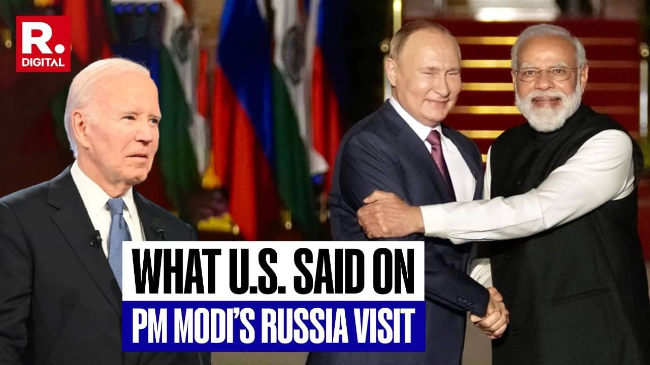 US Reacts To PM Modi’s Russia Visit; Expresses Concern About New Delhi- Moscow Ties