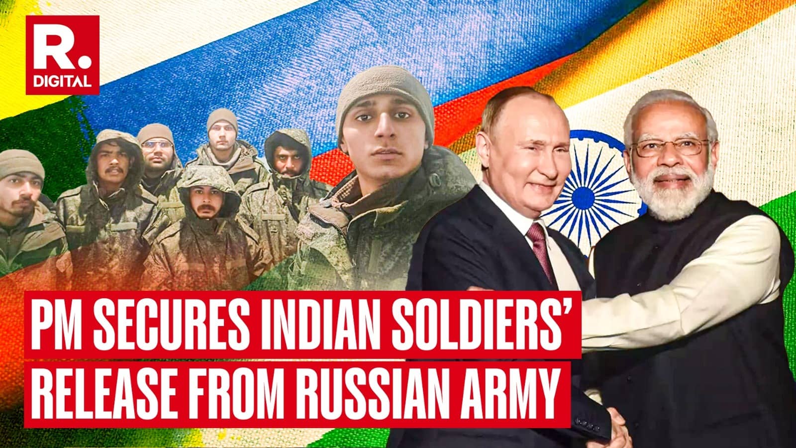 PM Modi’s Russia Visit Yields Big Breakthrough; Putin To Release Indians Fighting In Ukraine War