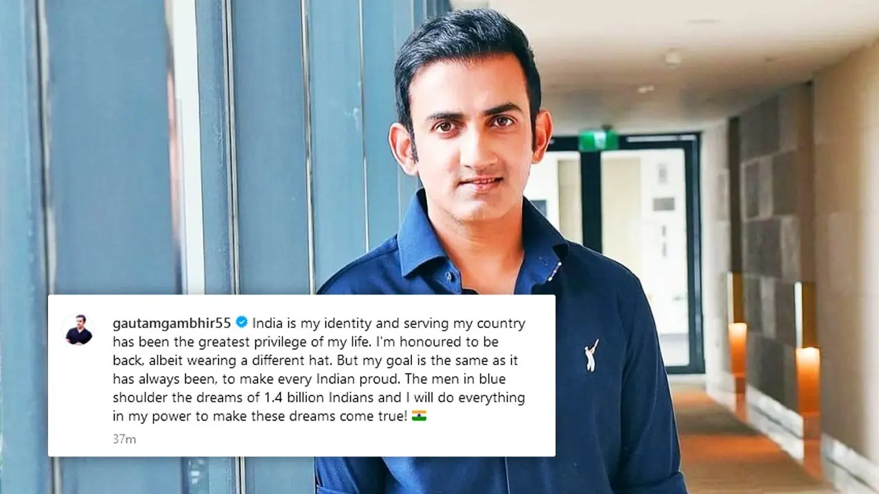Gautam Gambhir Instagram Post