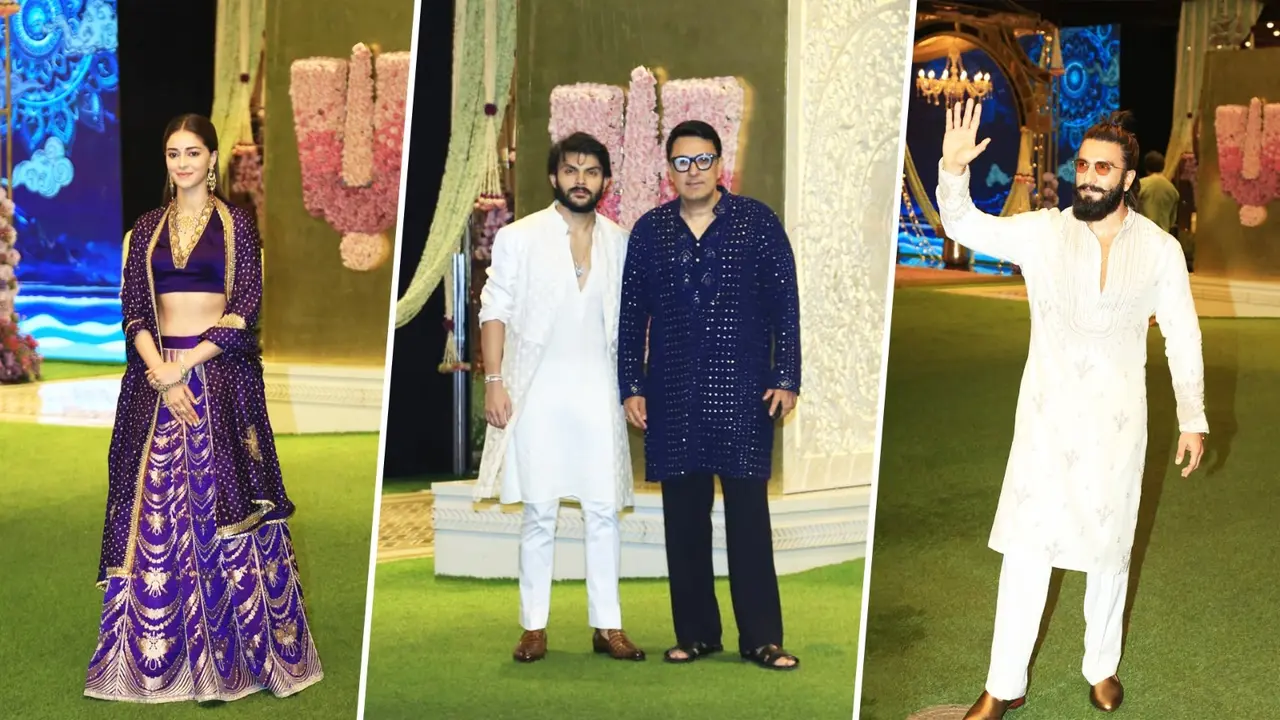 Ranveer Singh, Ananya Panday Lead Celeb Roll Call At Anant Ambani-Radhika Merchant’s Mehendi Night Celebs at Ambani's bash