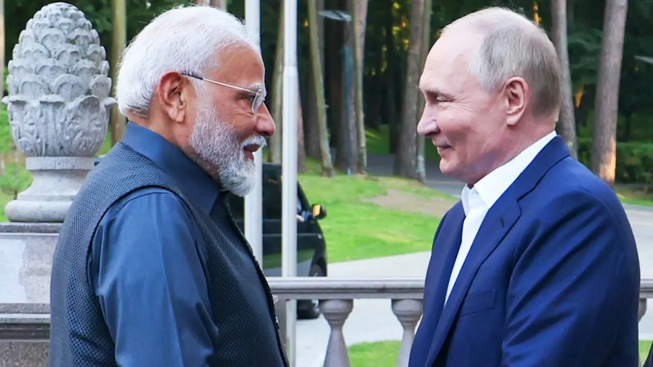 PM Modi Grand Welcome in Russia
