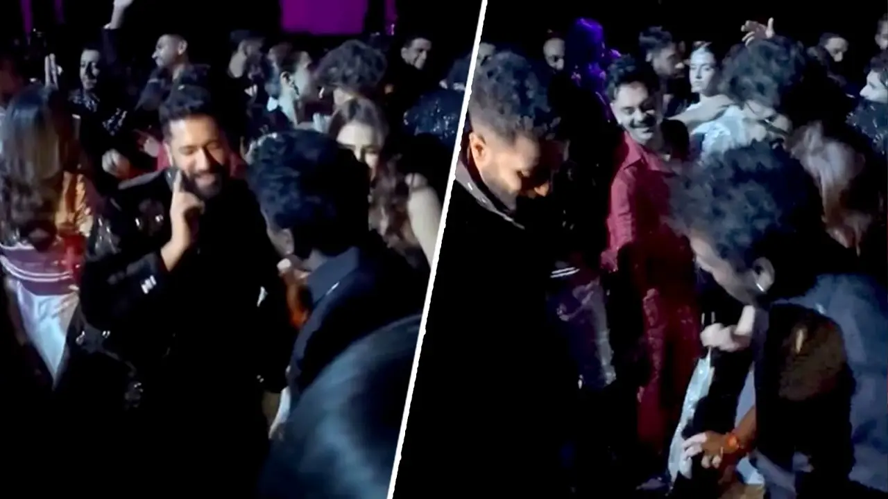 Tauba Tauba Fever Reaches Anant-Radhika's Pre-wedding Bash, Vicky Kaushal Teaches Atlee Hook Steps Vicky Kaushal