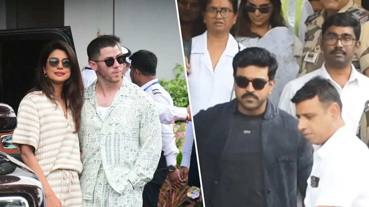 Priyanka Chopra-Nick Jonas, Ram Charan-Upasana Arrive In Mumbai To Attend Anant-Radhika’s Wedding Nickyanka, Ram Charan