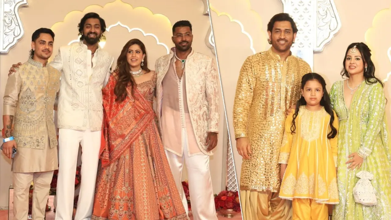 Hardik Pandya and MS Dhoni Wedding