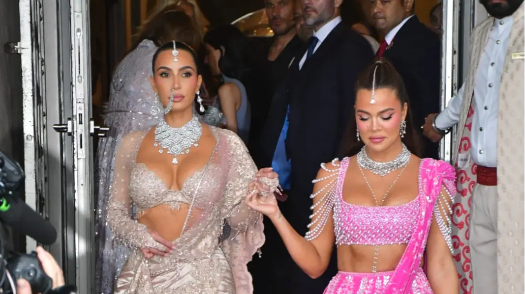 Kim and Khloe Kardashian