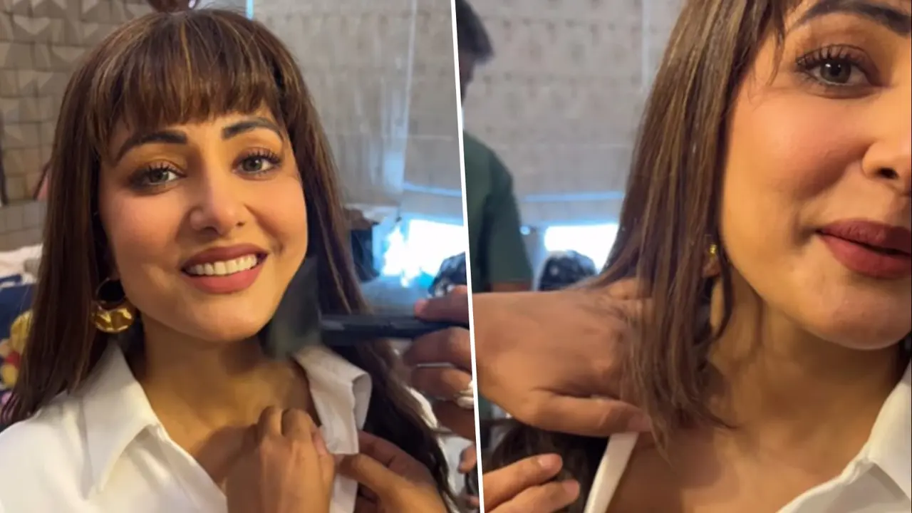 Hina Khan Powers Through Breast Cancer Treatment, Hides Chemotherapy Marks As She Resumes Work Hina Khan
