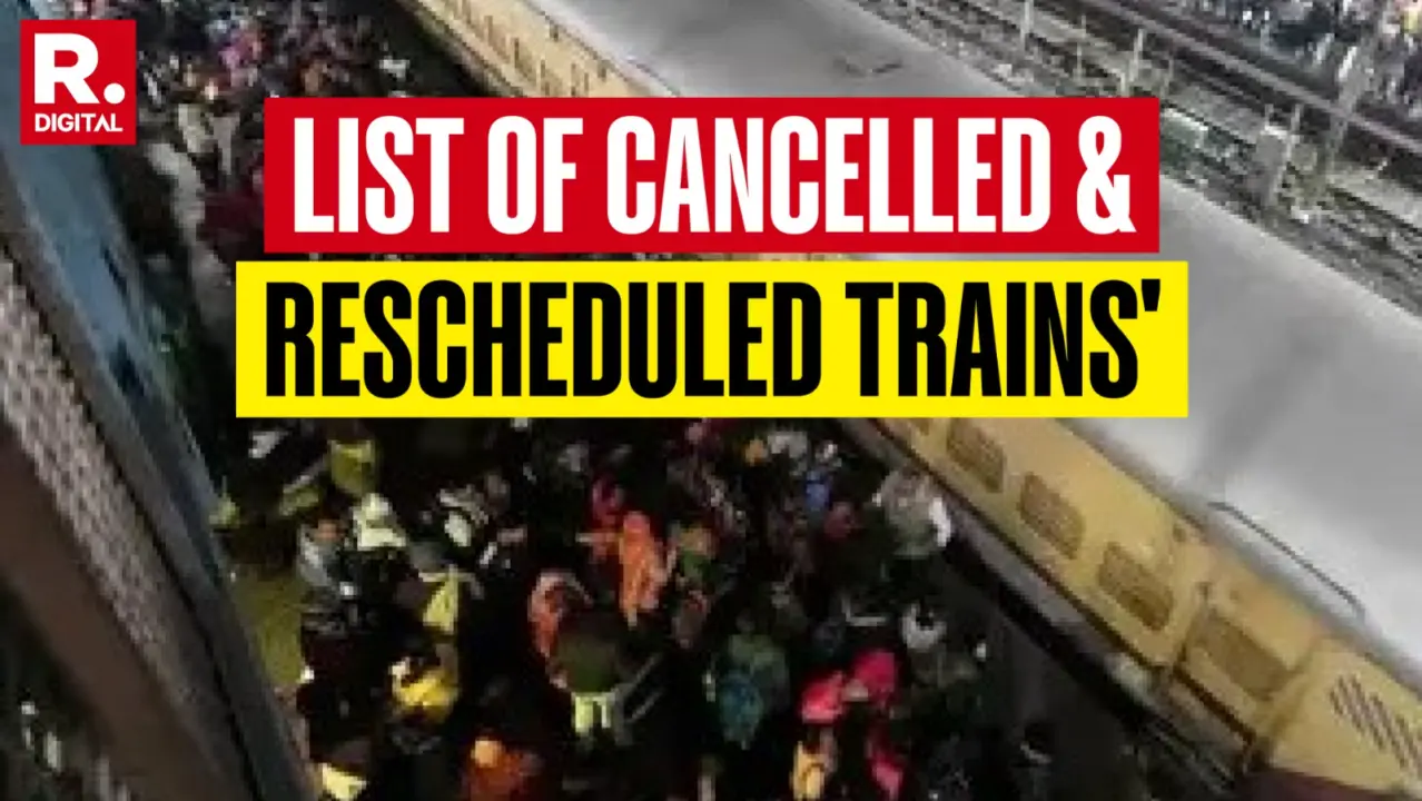 New Delhi Railway Station Stampede: Full List of Cancelled & Rescheduled Trains New Delhi Railway Station Stampede: Full List of Cancelled & Rescheduled Trains