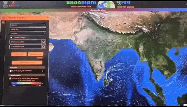 ISRO Satellites Capture Cyclone Fengal as It Approaches Tamil Nadu