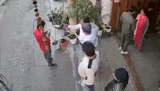 Delhi Elections: Speeding Car Plows Into Independent Candidate's Office in Mundka, Video Emerges Delhi Elections: Speeding Car Plows Into Independent Candiddate's Office in Mundka, Video Emerges