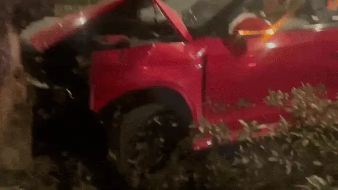 Audi car accident in Delhi's Lodhi Road