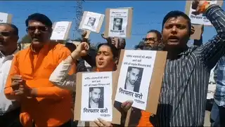 Shiv Sena protests against Orry