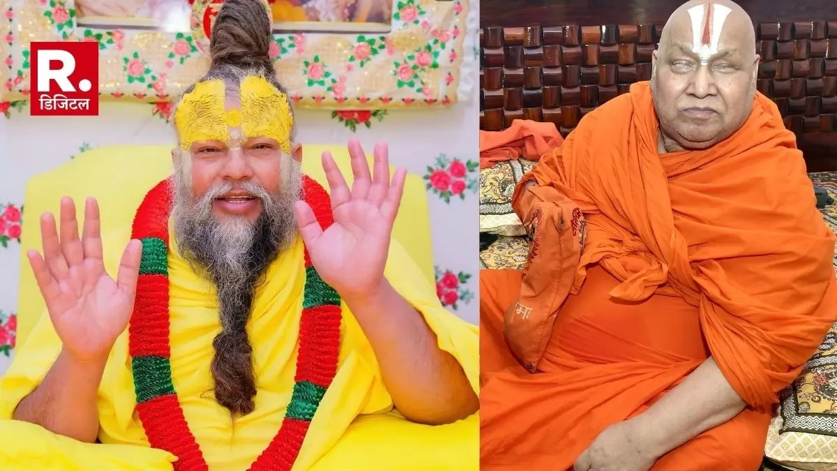 When controversy escalated after statement on Premananda Maharaj Jagadguru Rambhadracharya gave clarification