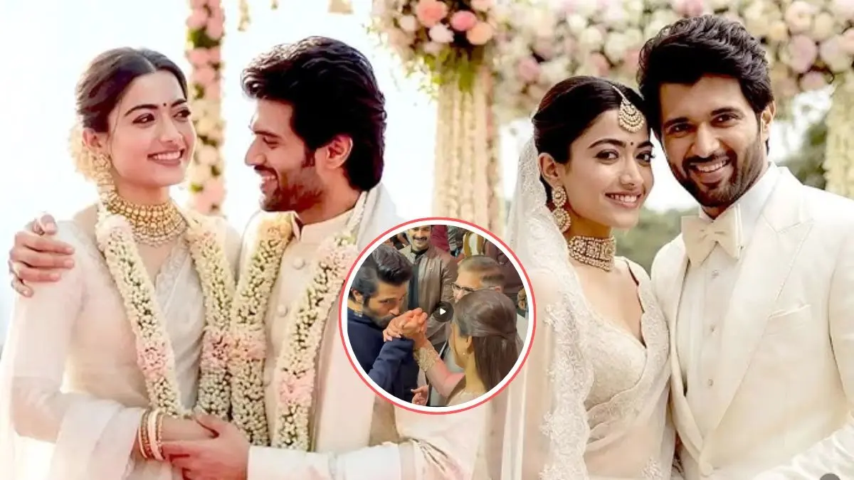 Vijay-Rashmika Wedding: विजय ने सरेआम किया था रश्मिका के हाथ पर KISS, अब वायरल हो रहा Virosh का रोमांटिक मोमेंट When Vijay Deverakonda publicly kissed Rashmika Mandanna