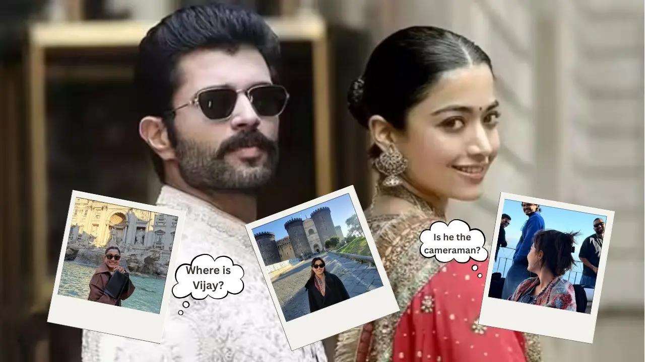 Where Is Vijay Deverakonda? Netizens Question Rashmika Mandanna After She Drops Rome Holiday Photos Amid Wedding Buzz