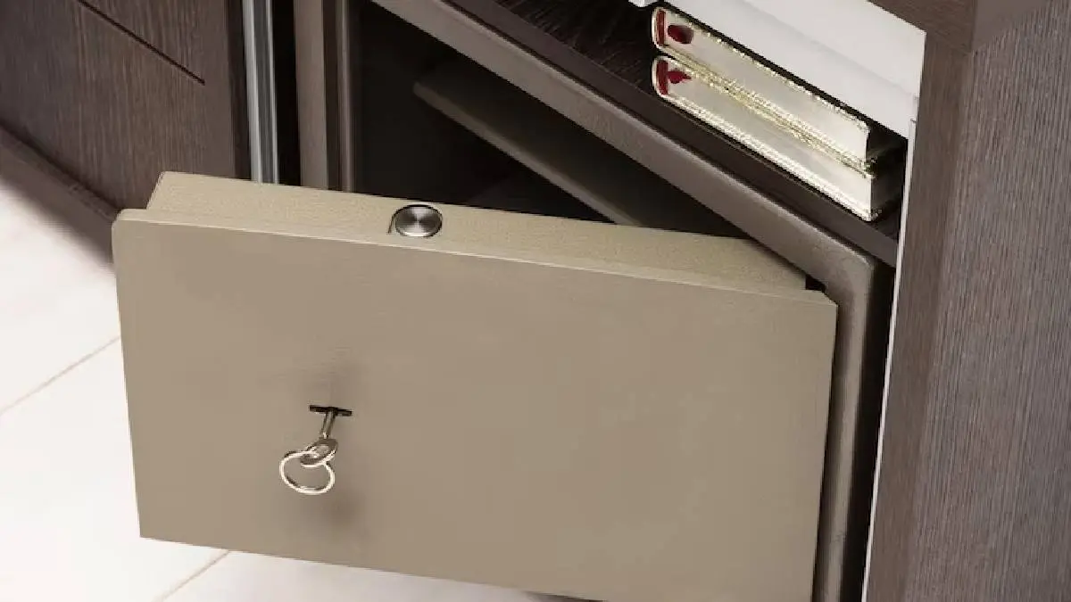 Where should a locker be placed at home