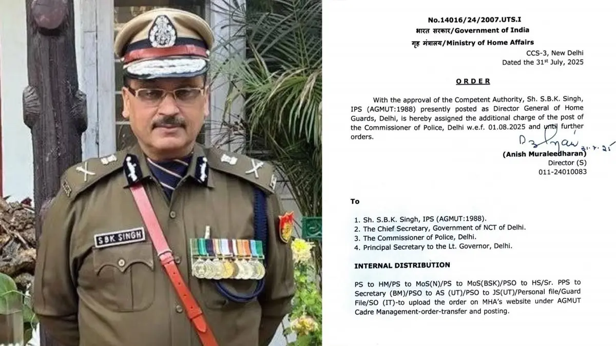 Who Is S.B.K. Singh, The New Commissioner of Delhi Police?