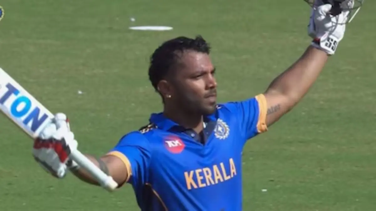 who is vishnu vinod smashed 162 runs in just 84 balls in vijay hazare trophy