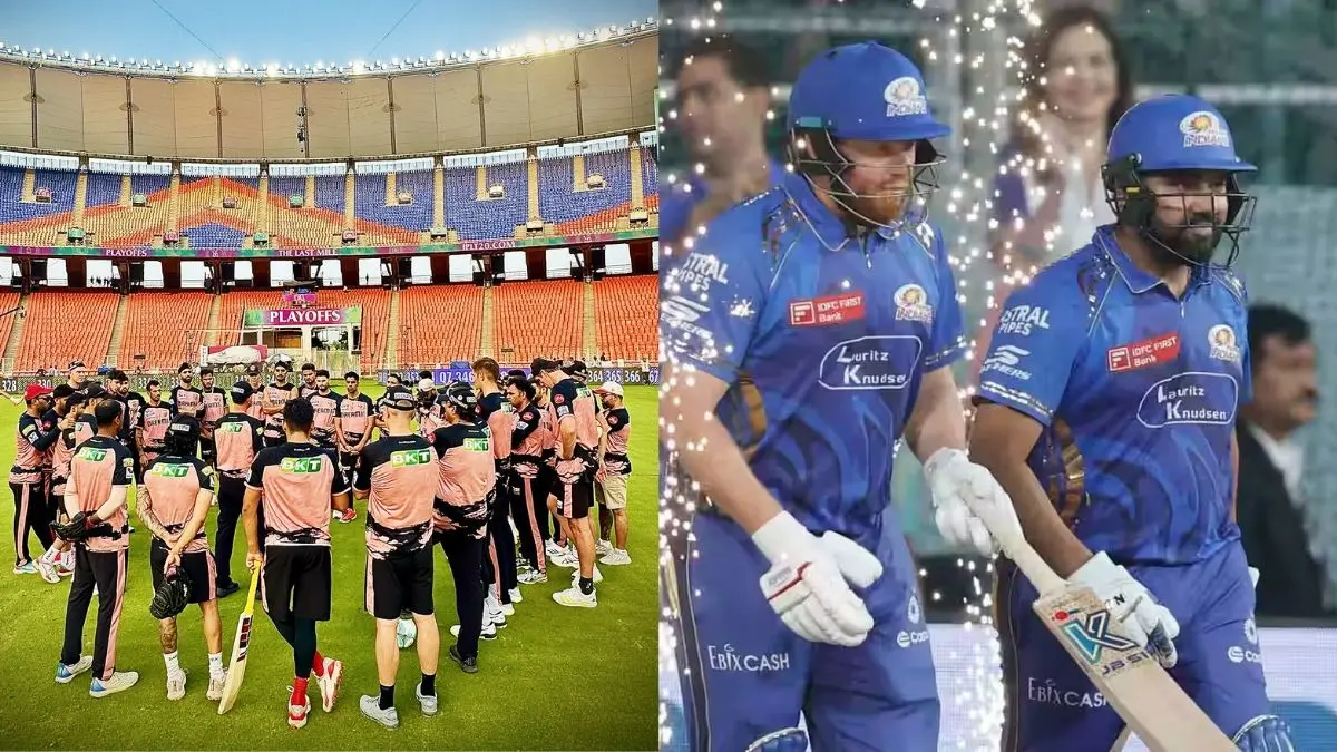 who will play rcb in final if Mumbai Indians vs Punjab kings qualifier 2 washed out Ahmedabad weather forecast today