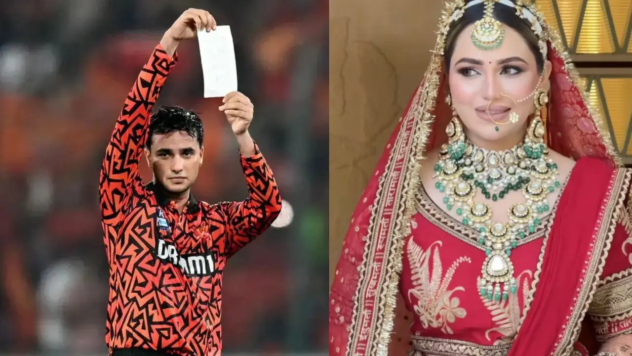 why abhishek sharma did not attend his sister wedding congratulate on video call emotional moment