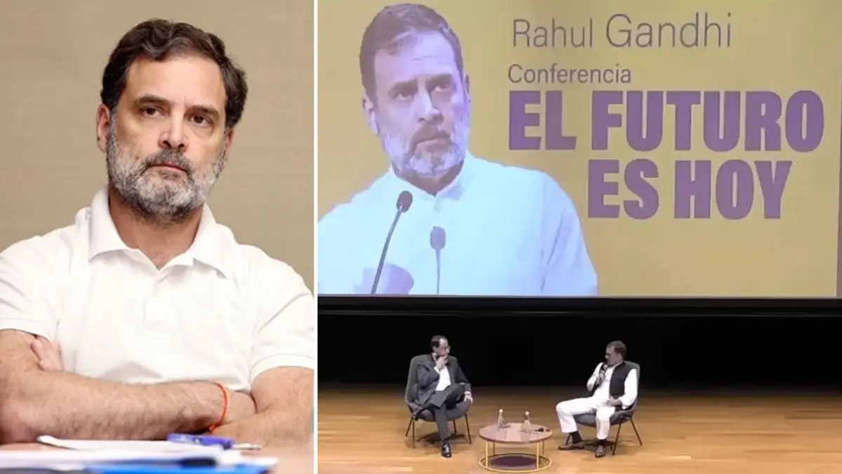 राहुल गांधी ने अपने कोलंबिया भाषण में भारत और चीन के बीच समानताएँ क्यों बताई?