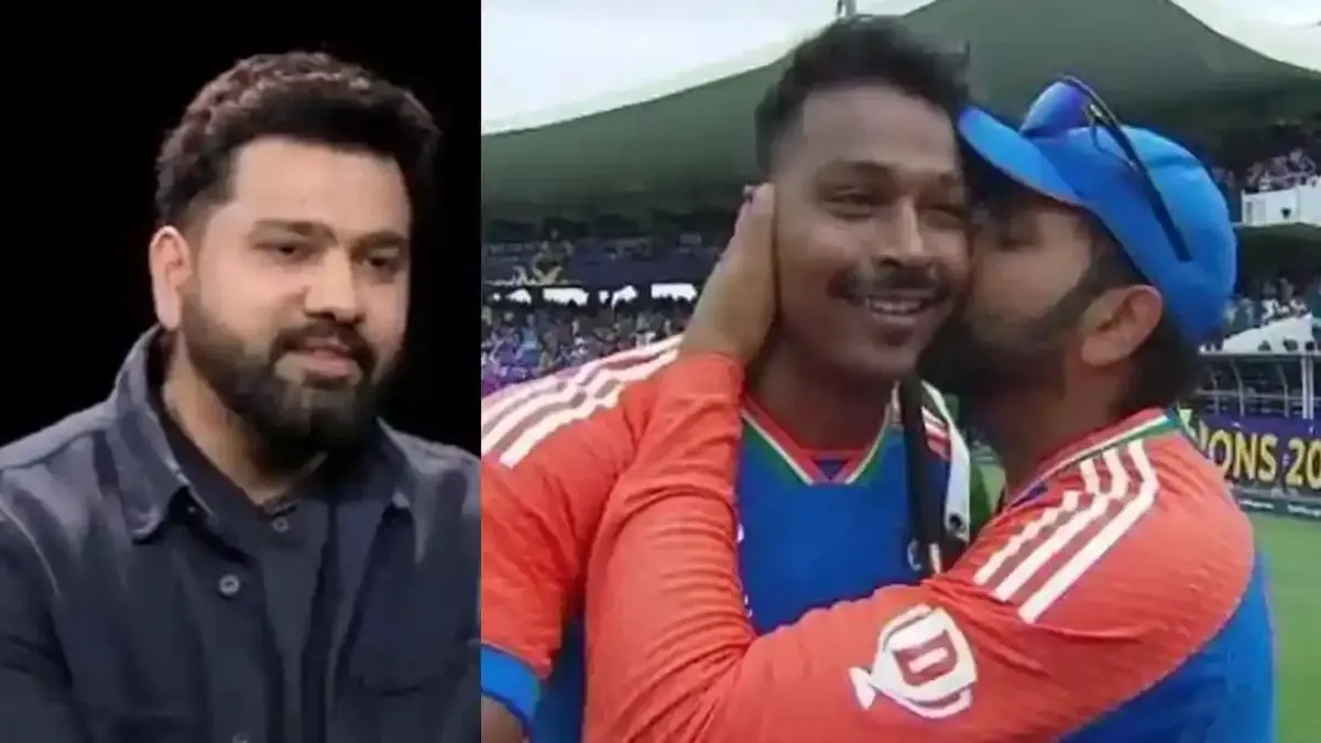 Why rohit sharma kissed hardik pandya after winning t20 world cup 2024 reveals reason