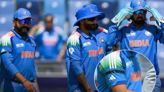 Why Team India wear black armband in semifinal against Australia know the reson ind vs aus