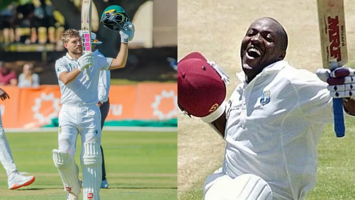 Wiaan Mulder (L), Brian Lara (R)