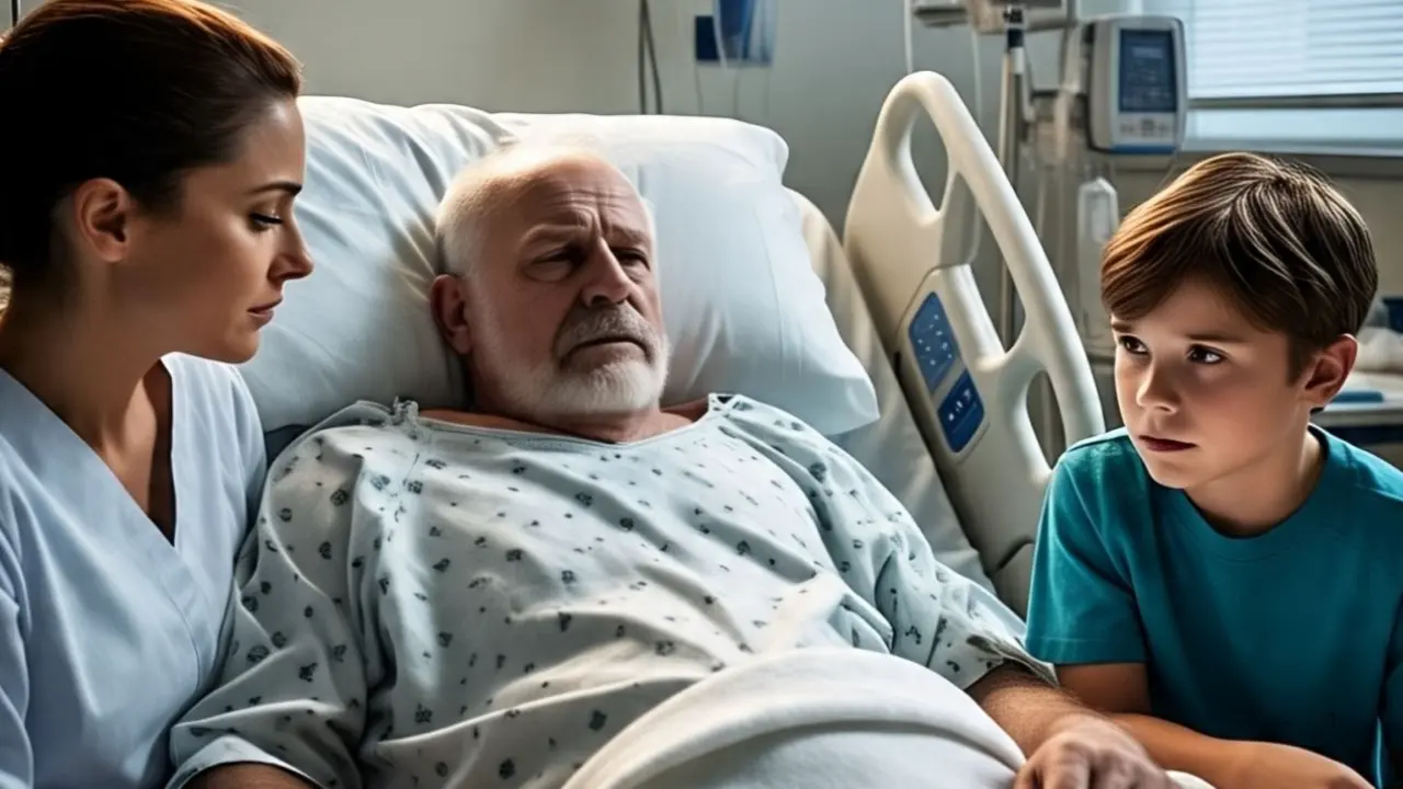 Wife ran away leaving her sick husband in hospital