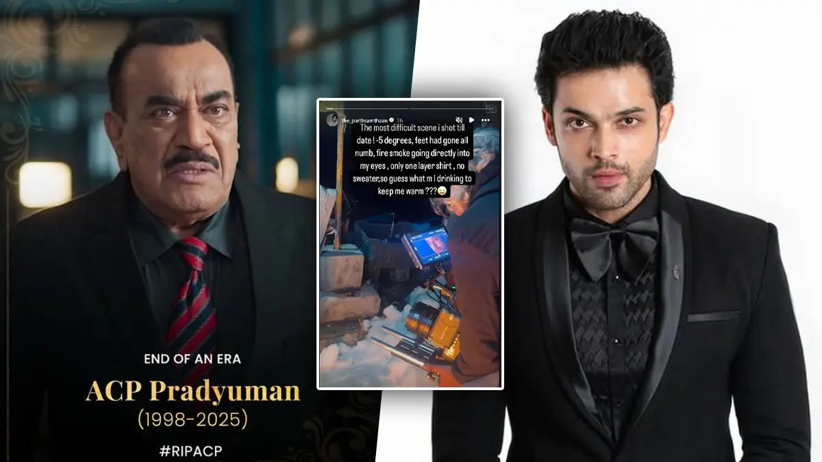 Parth Samthaan Shoots His 'Most Difficult Scene' Amid Reports Of Him Replacing Shivaji Satam As ACP Pradyuman In CID Will Parth Samthaan replace Shivaji Satam in CID?