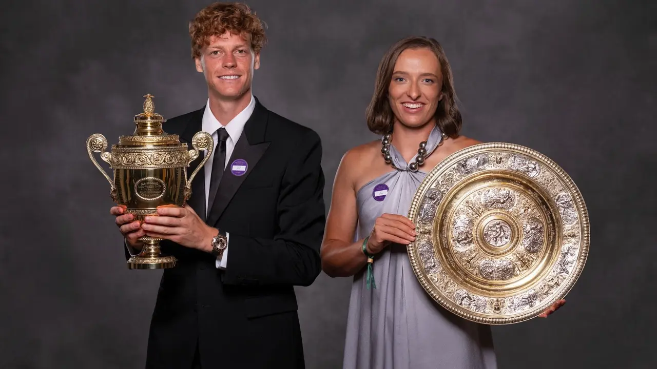 Wimbledon 2025 Jannik Sinner Iga Swiatek