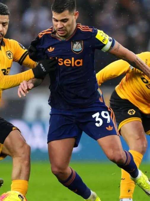Wolves against Newcastle United