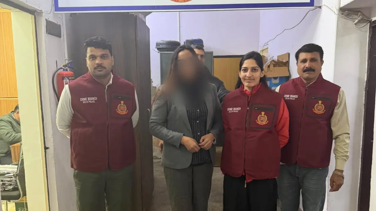 Woman arrested in Delhi